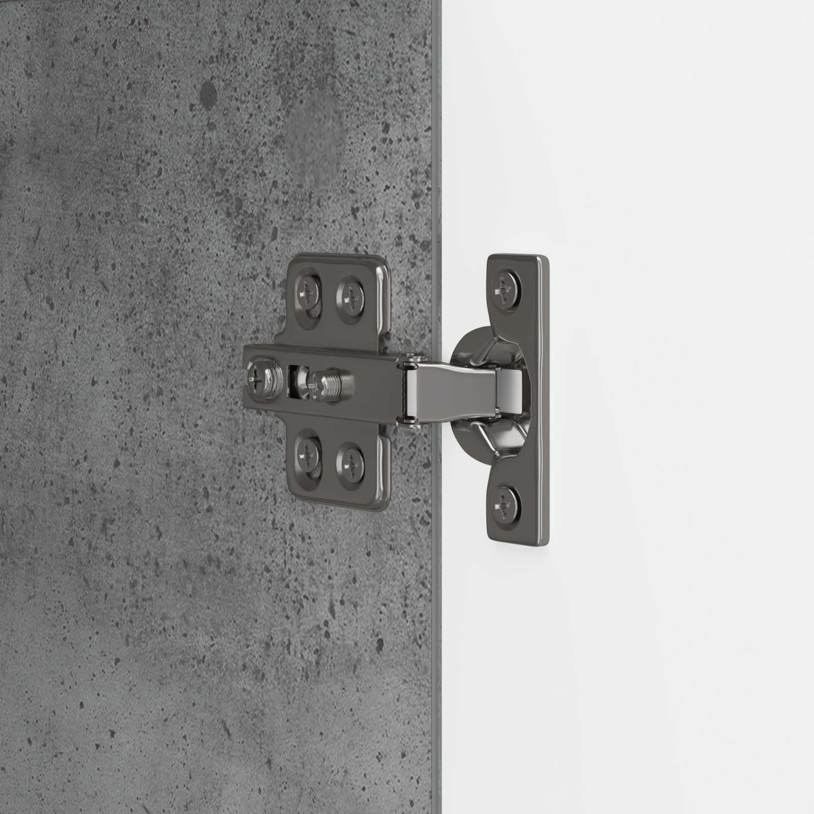 vidaXL Bufet Betonowy szary 89 x 34,5 x 80 cm Drewno inżynieryjne