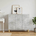 vidaXL Bufet Betonowy szary 89 x 34,5 x 80 cm Drewno inżynieryjne