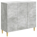 vidaXL Bufet Betonowy szary 89 x 34,5 x 80 cm Drewno inżynieryjne