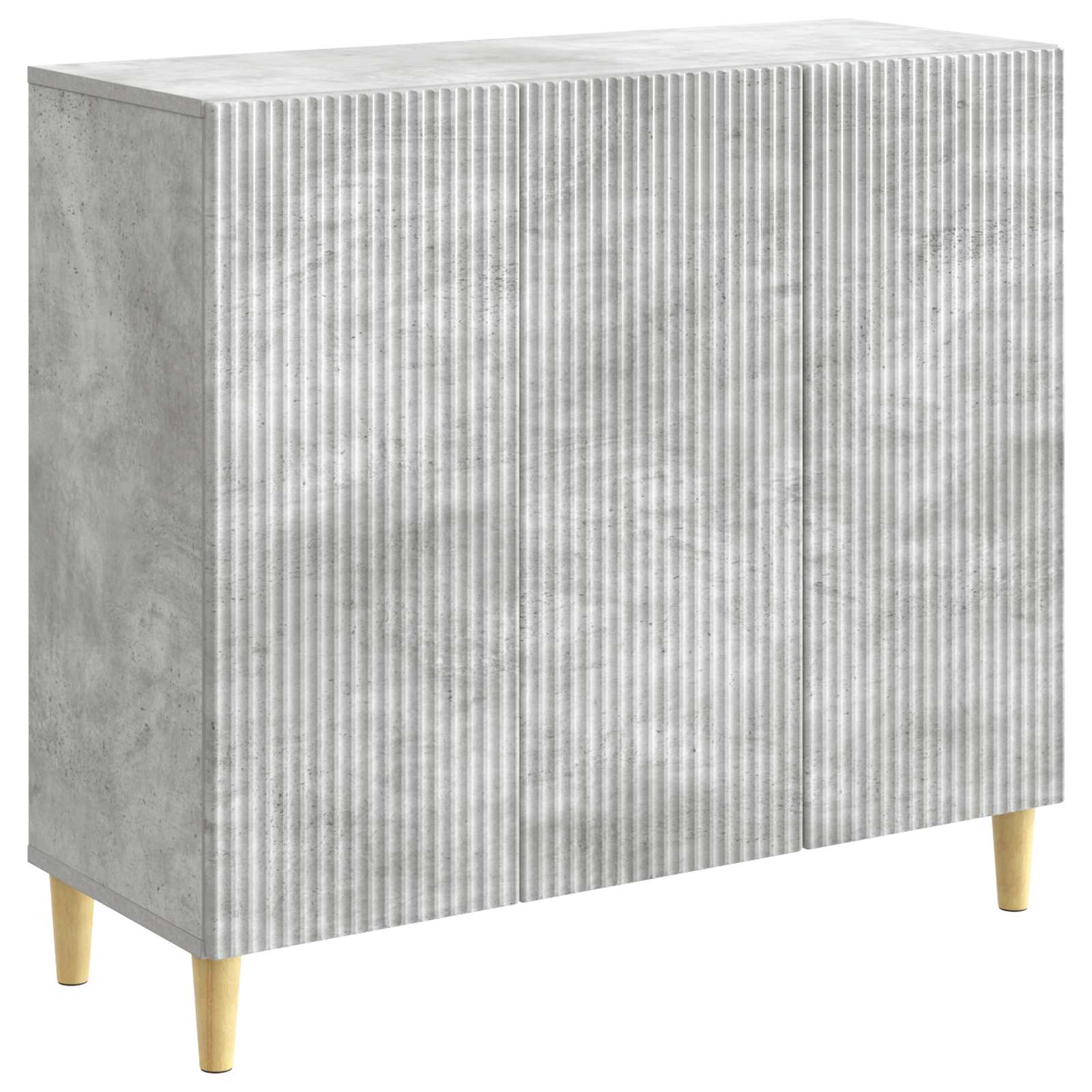 vidaXL Bufet Betonowy szary 89 x 34,5 x 80 cm Drewno inżynieryjne