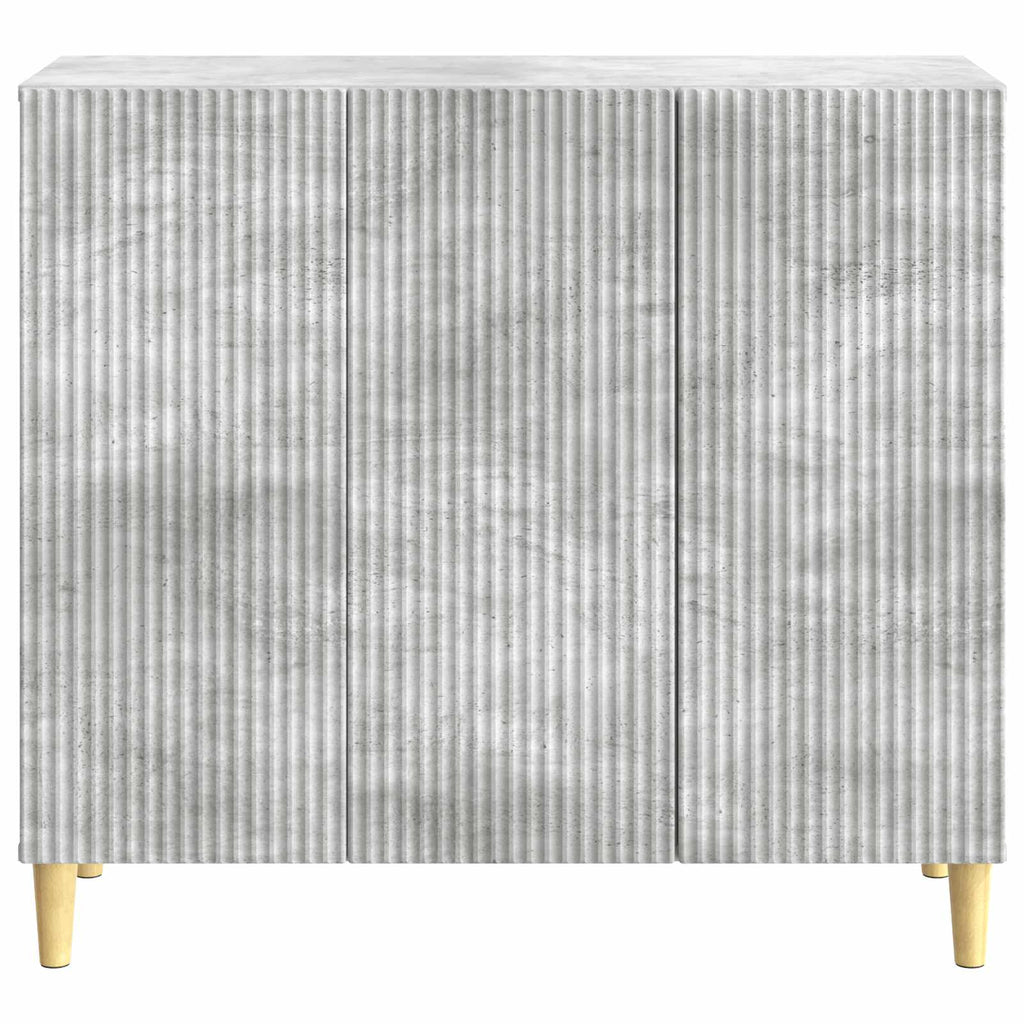 vidaXL Bufet Betonowy szary 89 x 34,5 x 80 cm Drewno inżynieryjne