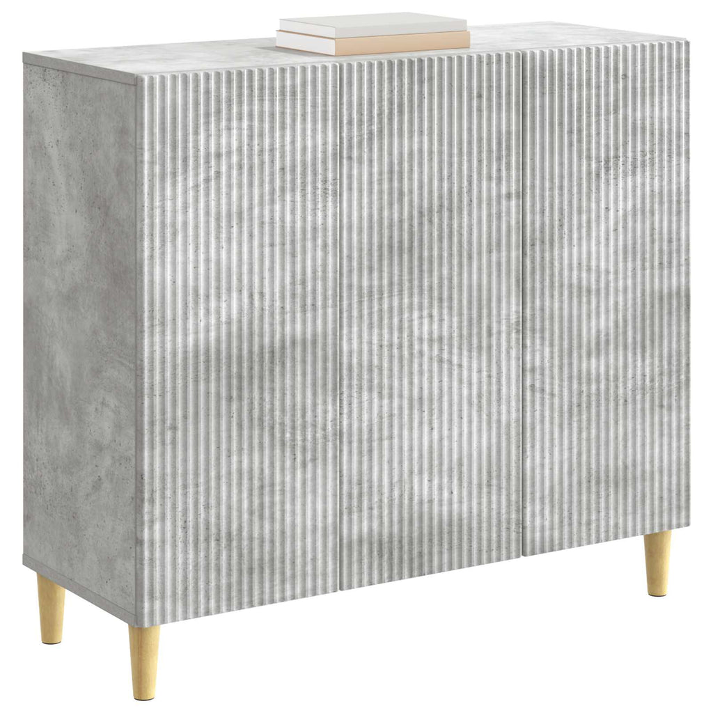 vidaXL Bufet Betonowy szary 89 x 34,5 x 80 cm Drewno inżynieryjne