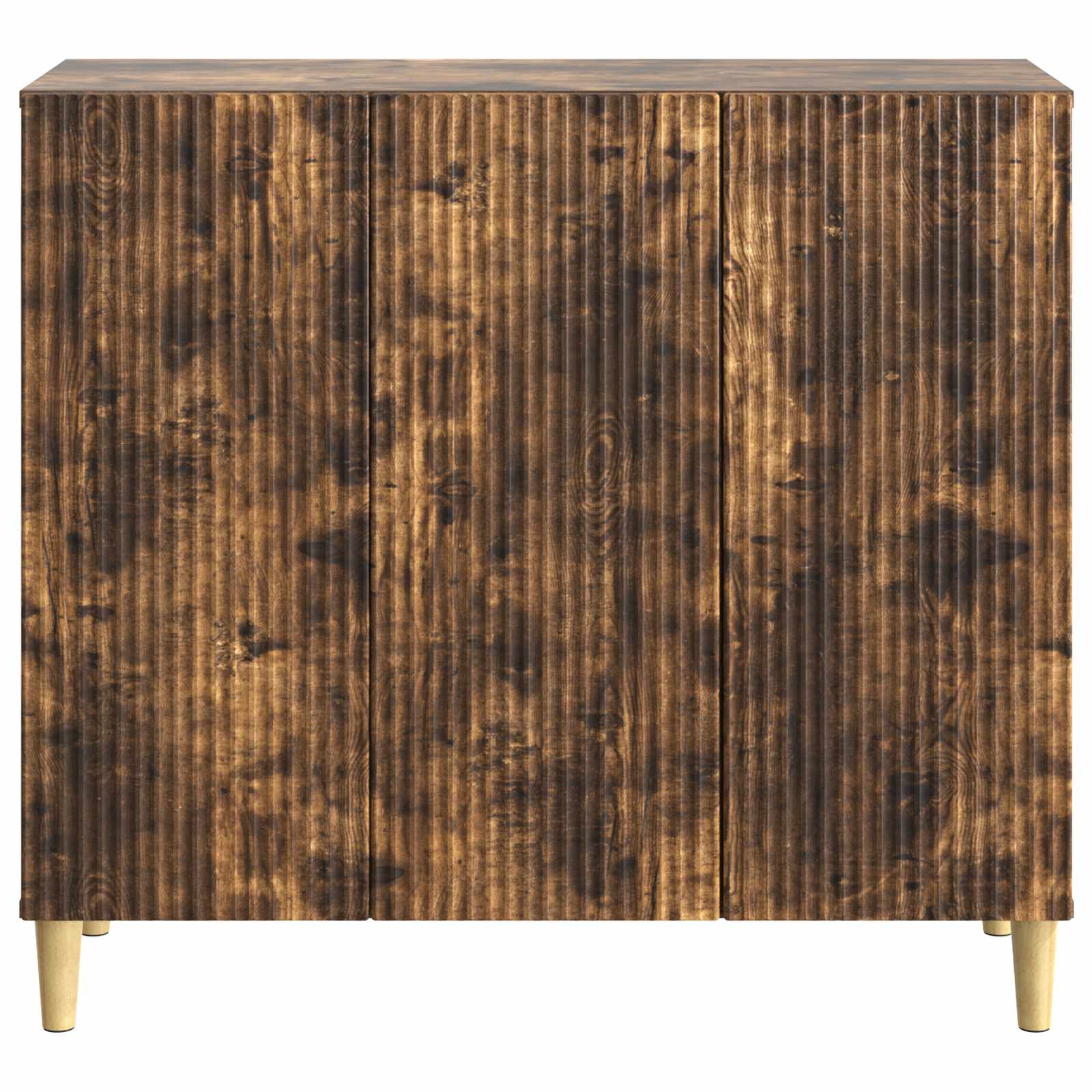 vidaXL Bufet Dąb wędzony 89 x 34,5 x 80 cm Drewno inżynieryjne