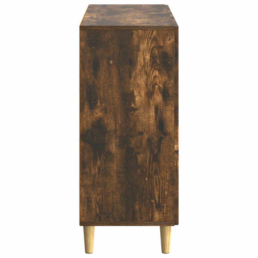 vidaXL Bufet Dąb wędzony 89 x 34,5 x 80 cm Drewno inżynieryjne