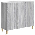 vidaXL Bufet Szary Sonoma 89 x 34,5 x 80 cm Drewno inżynieryjne