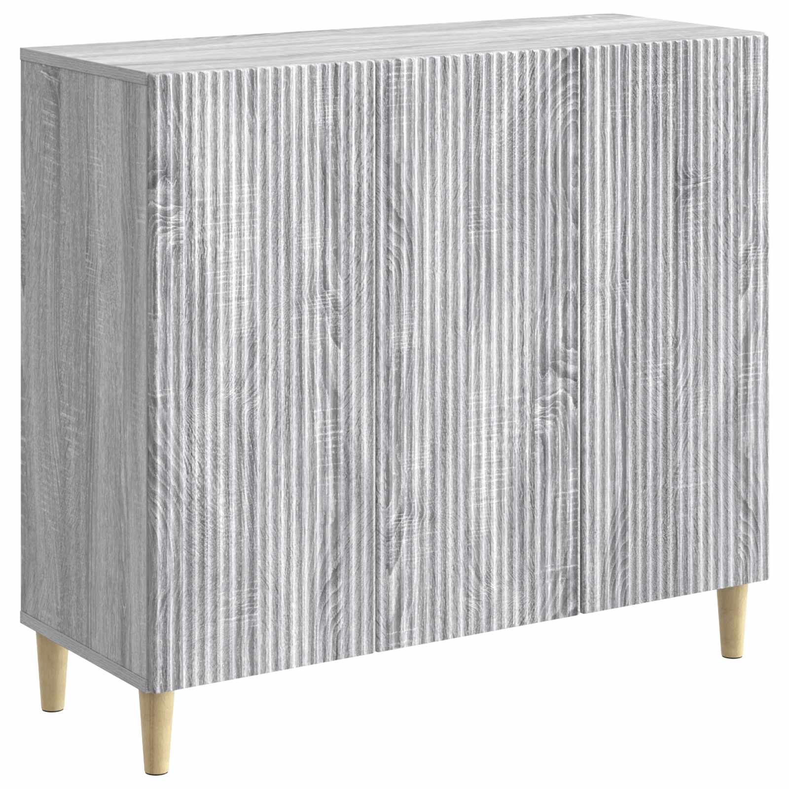 vidaXL Bufet Szary Sonoma 89 x 34,5 x 80 cm Drewno inżynieryjne