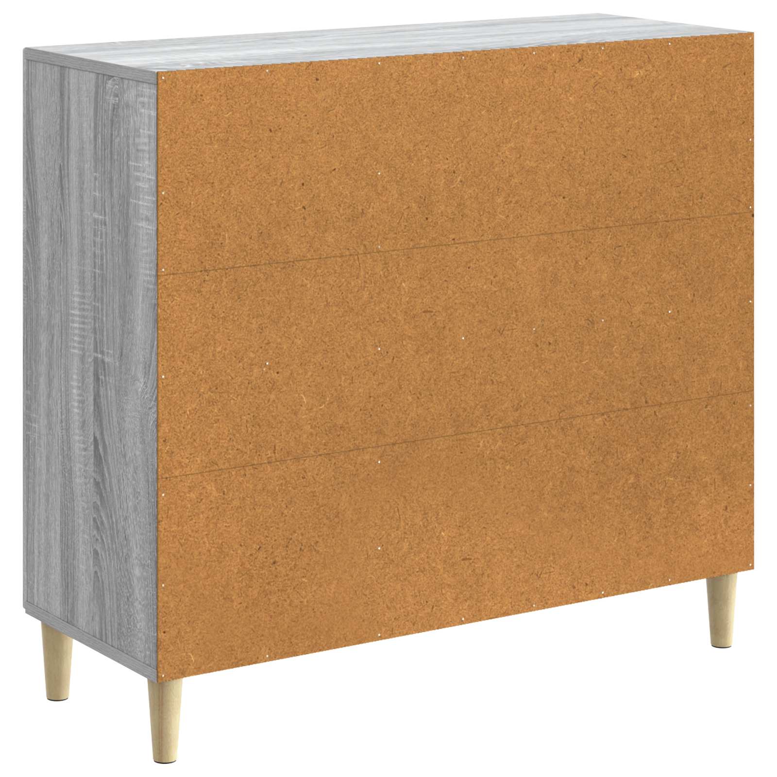 vidaXL Bufet Szary Sonoma 89 x 34,5 x 80 cm Drewno inżynieryjne