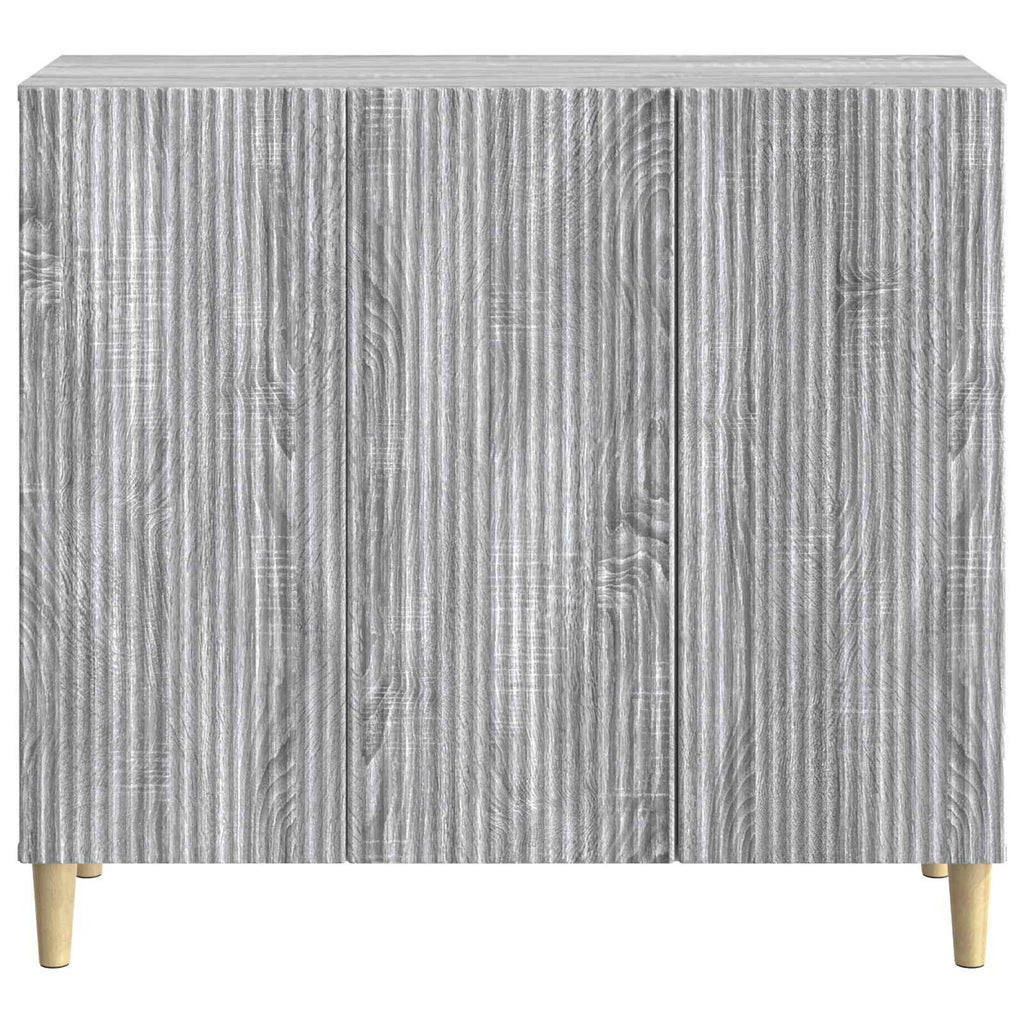 vidaXL Bufet Szary Sonoma 89 x 34,5 x 80 cm Drewno inżynieryjne