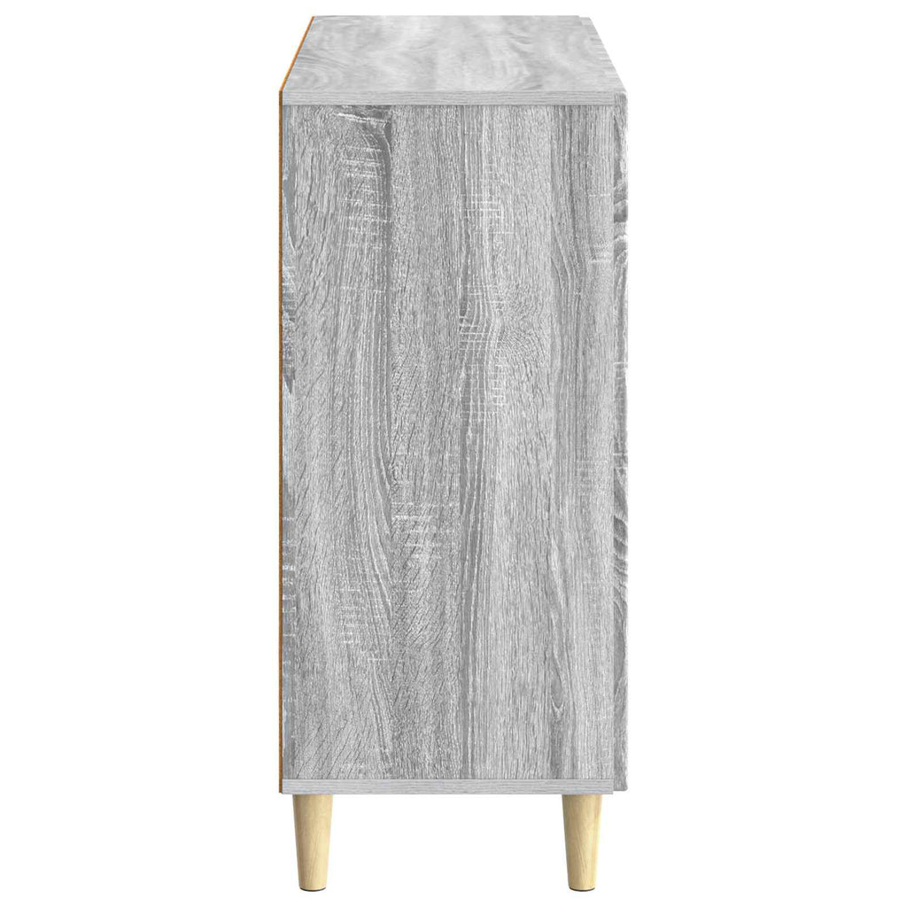 vidaXL Bufet Szary Sonoma 89 x 34,5 x 80 cm Drewno inżynieryjne
