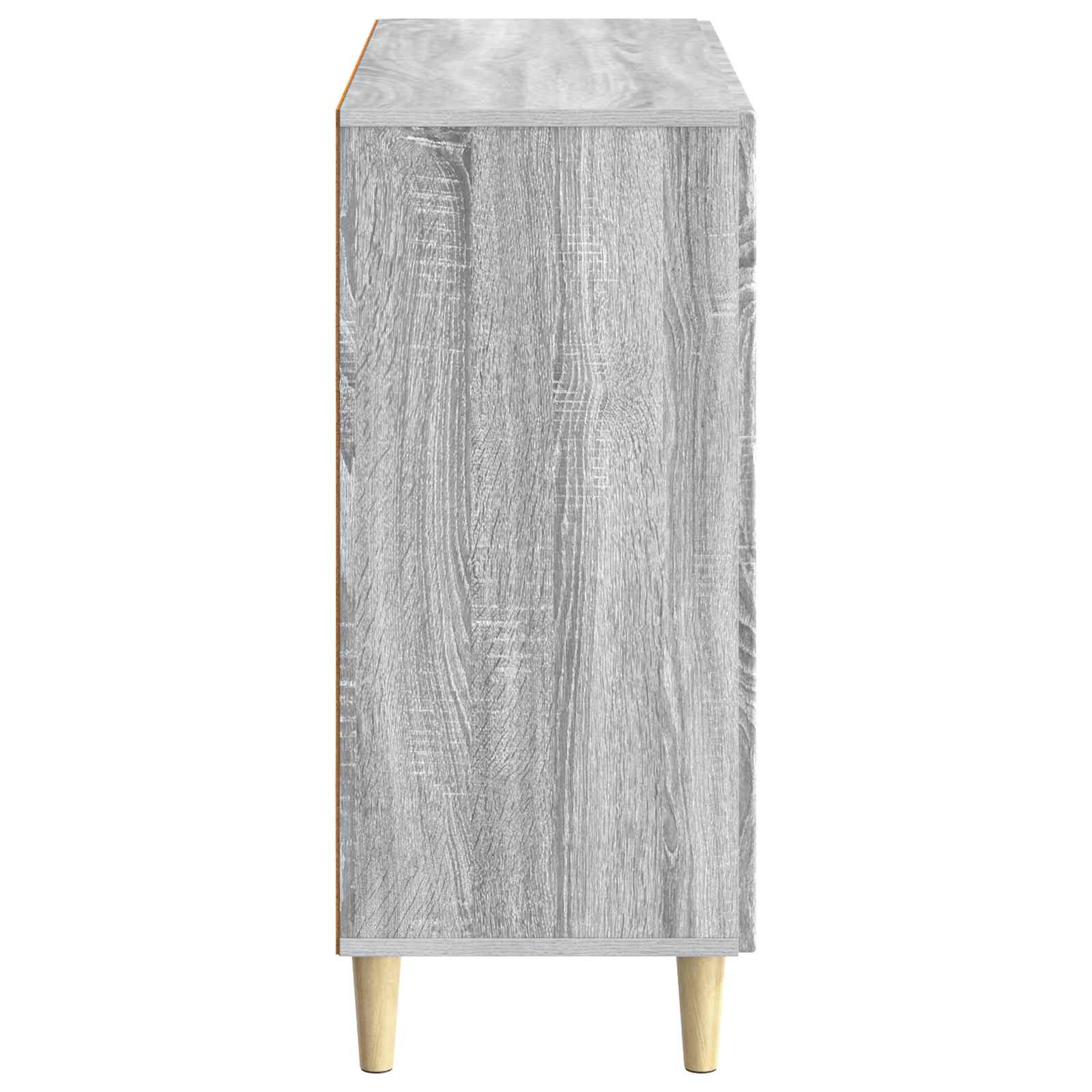 vidaXL Bufet Szary Sonoma 89 x 34,5 x 80 cm Drewno inżynieryjne