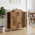 vidaXL Bufet Stare drewno 89 x 34,5 x 80 cm Drewno inżynieryjne