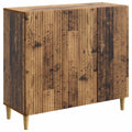 vidaXL Bufet Stare drewno 89 x 34,5 x 80 cm Drewno inżynieryjne
