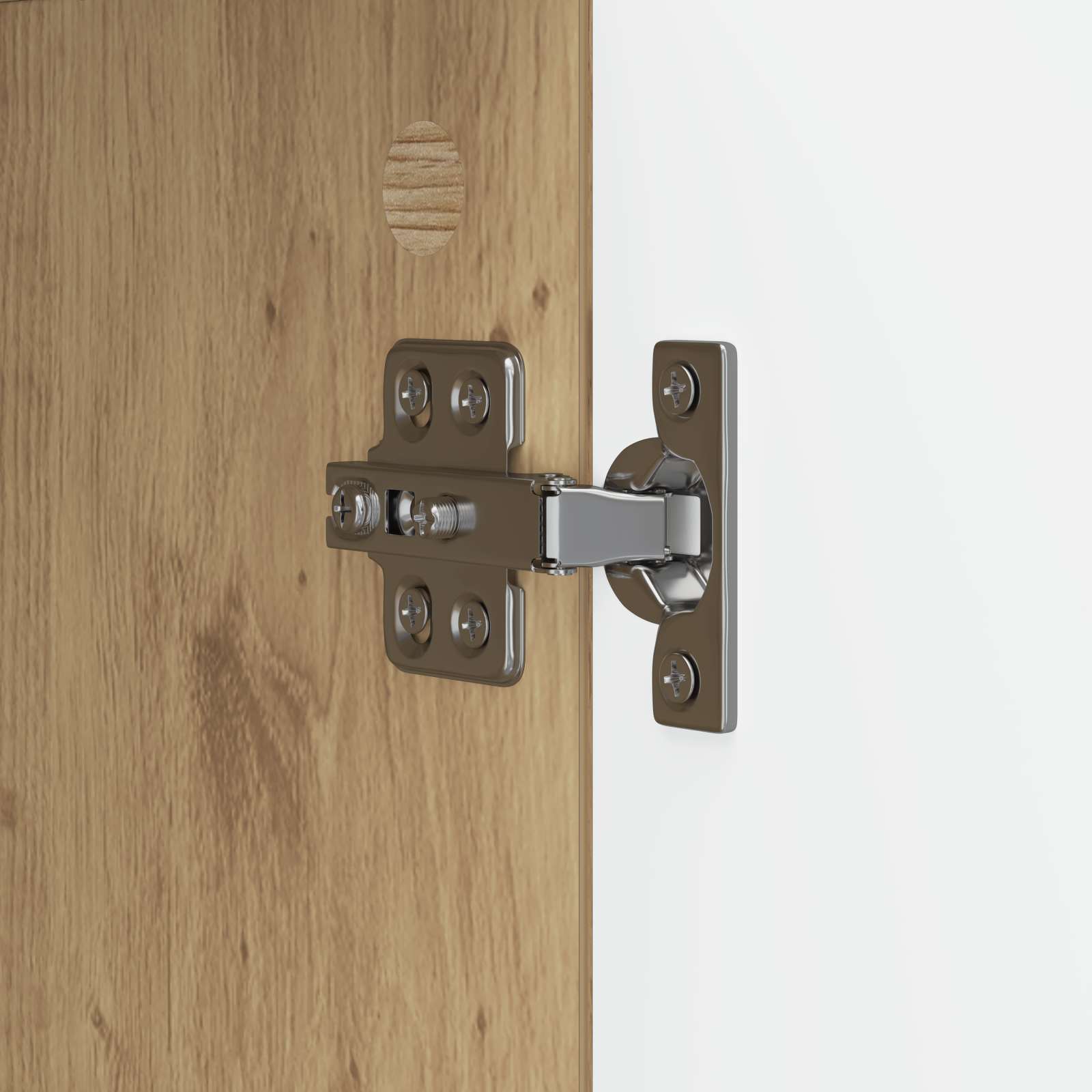 vidaXL Bufet Dąb artisan 89 x 34,5 x 80 cm Drewno inżynieryjne