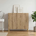 vidaXL Bufet Dąb artisan 89 x 34,5 x 80 cm Drewno inżynieryjne