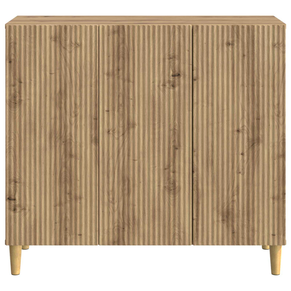 vidaXL Bufet Dąb artisan 89 x 34,5 x 80 cm Drewno inżynieryjne