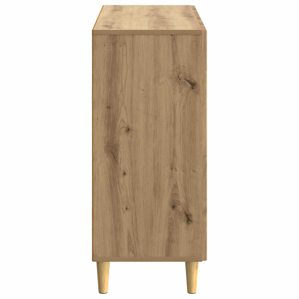 vidaXL Bufet Dąb artisan 89 x 34,5 x 80 cm Drewno inżynieryjne