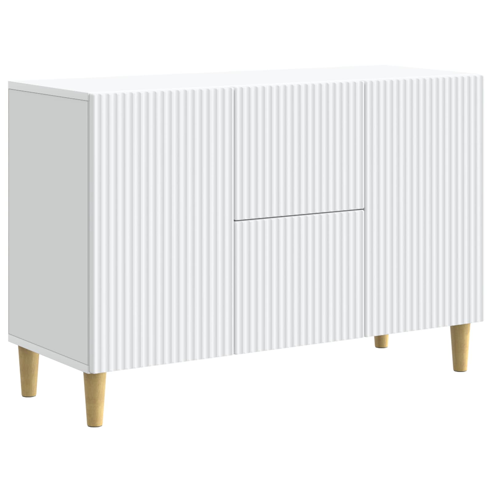 vidaXL Bufet Biały 89 x 34,5 x 60 cm Drewno inżynieryjne