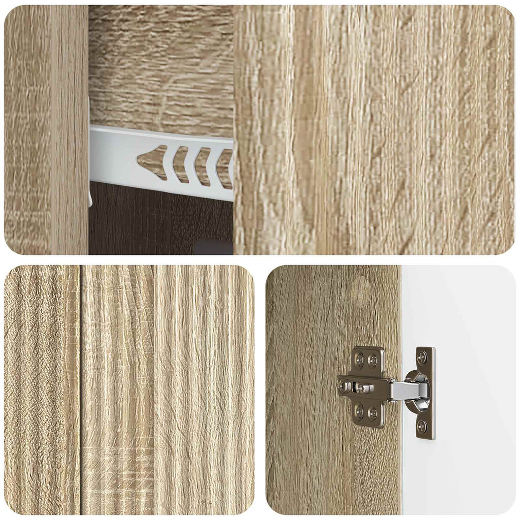 vidaXL Bufet dąb Sonoma 89 x 34,5 x 60 cm Drewno inżynieryjne