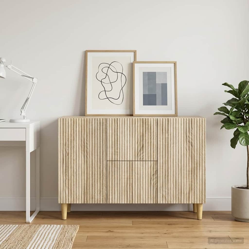 vidaXL Bufet dąb Sonoma 89 x 34,5 x 60 cm Drewno inżynieryjne