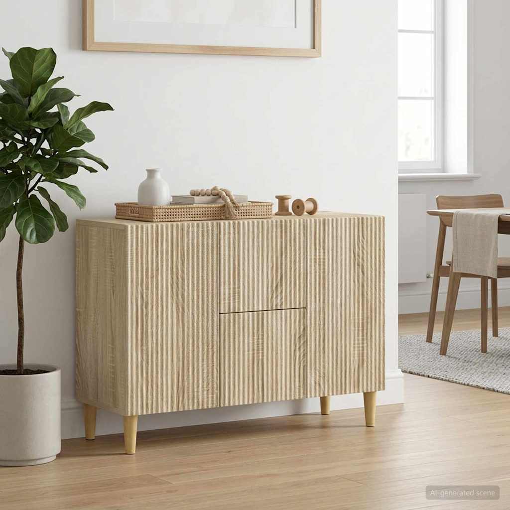 vidaXL Bufet dąb Sonoma 89 x 34,5 x 60 cm Drewno inżynieryjne