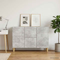 vidaXL Bufet Betonowy szary 89 x 34,5 x 60 cm Drewno inżynieryjne
