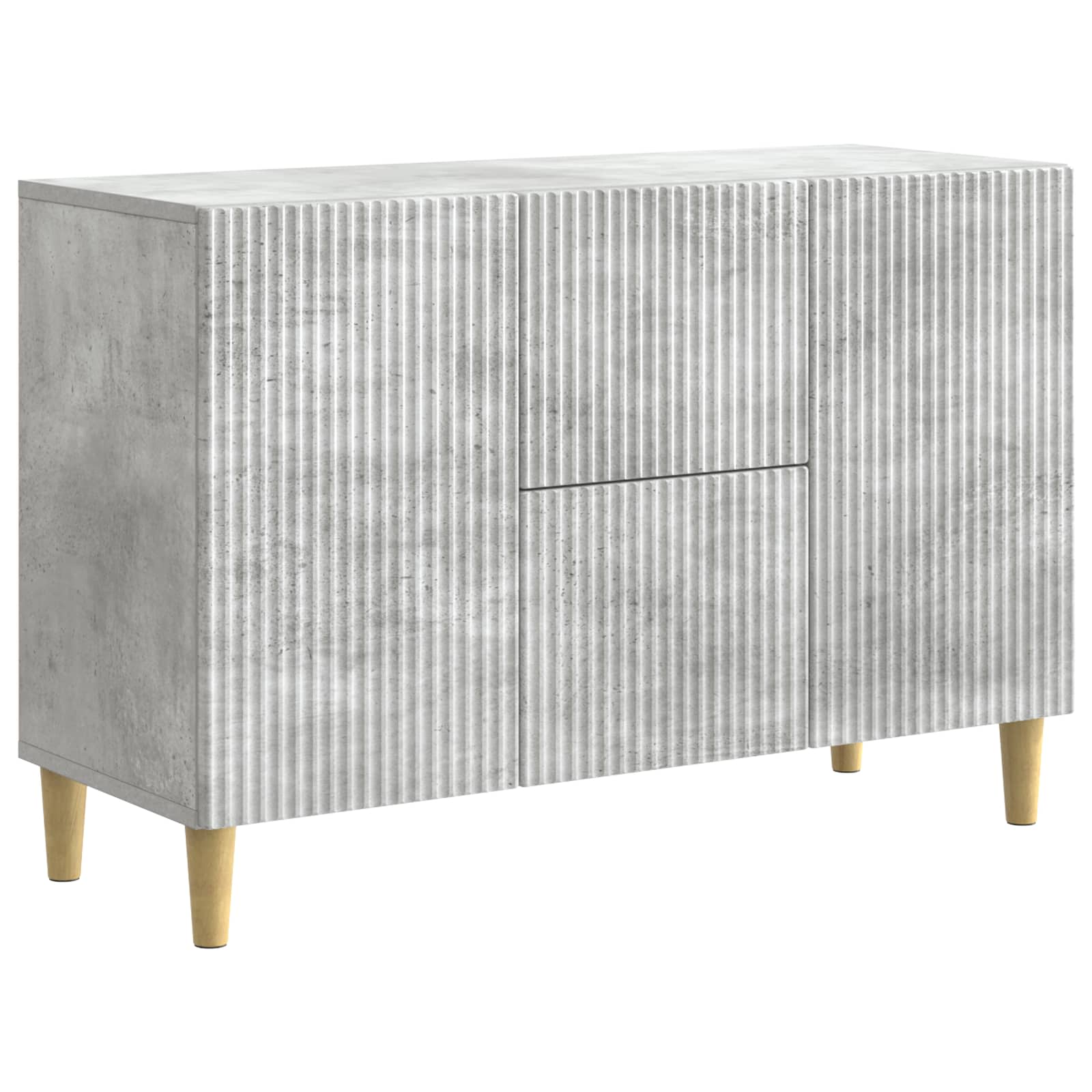 vidaXL Bufet Betonowy szary 89 x 34,5 x 60 cm Drewno inżynieryjne