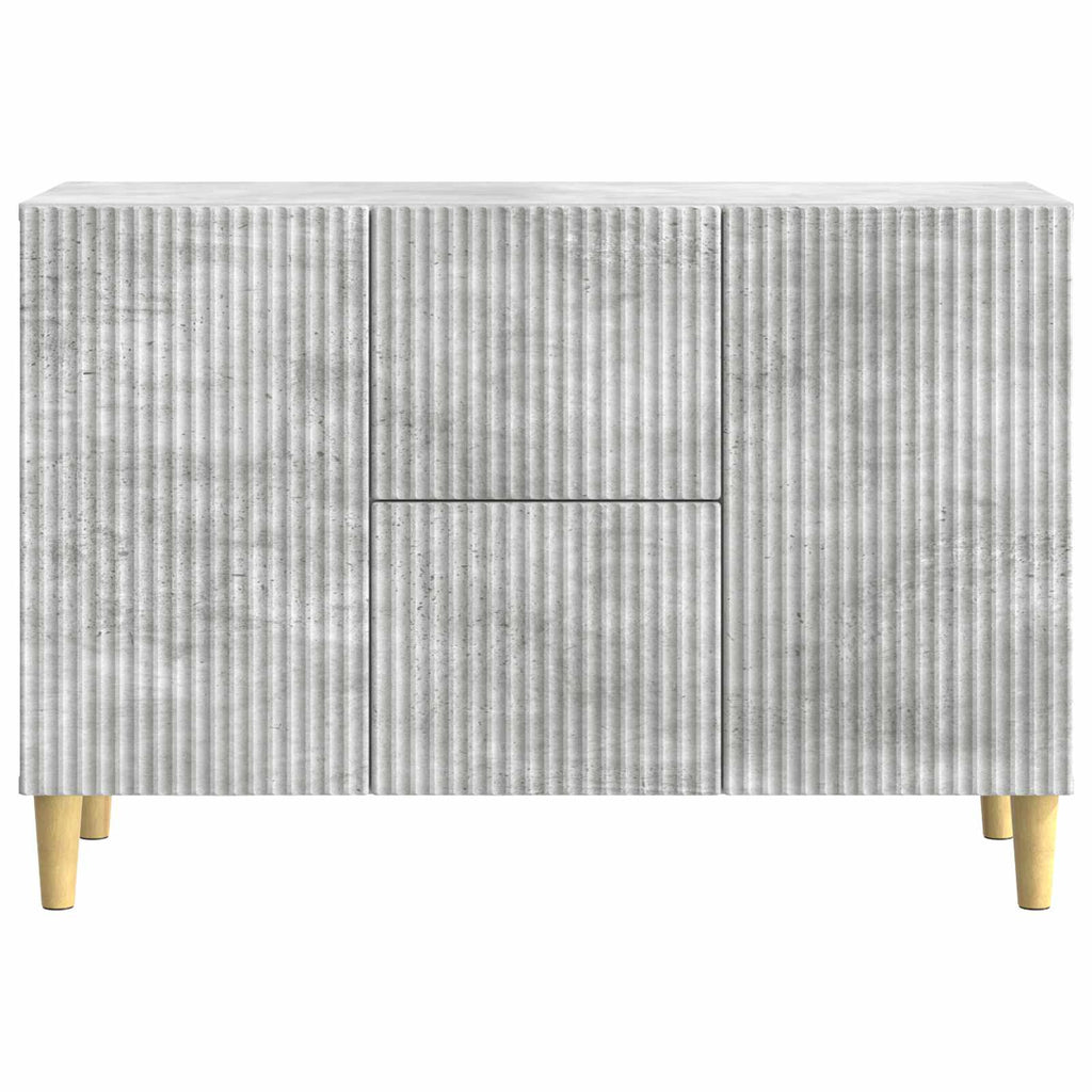 vidaXL Bufet Betonowy szary 89 x 34,5 x 60 cm Drewno inżynieryjne