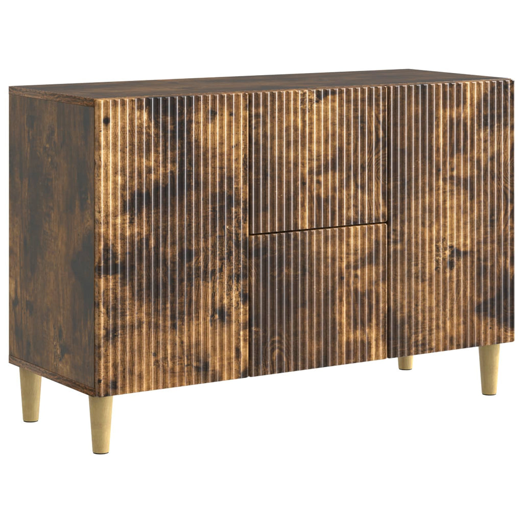 vidaXL Bufet Dąb wędzony 89 x 34,5 x 60 cm Drewno inżynieryjne