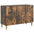 vidaXL Bufet Dąb wędzony 89 x 34,5 x 60 cm Drewno inżynieryjne