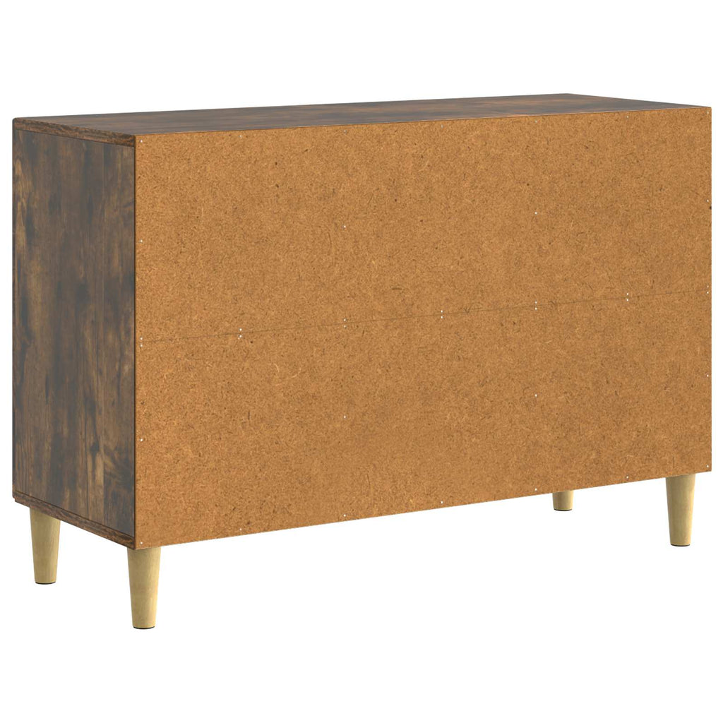 vidaXL Bufet Dąb wędzony 89 x 34,5 x 60 cm Drewno inżynieryjne