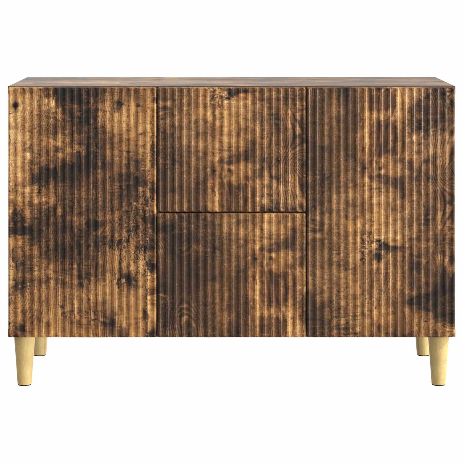 vidaXL Bufet Dąb wędzony 89 x 34,5 x 60 cm Drewno inżynieryjne