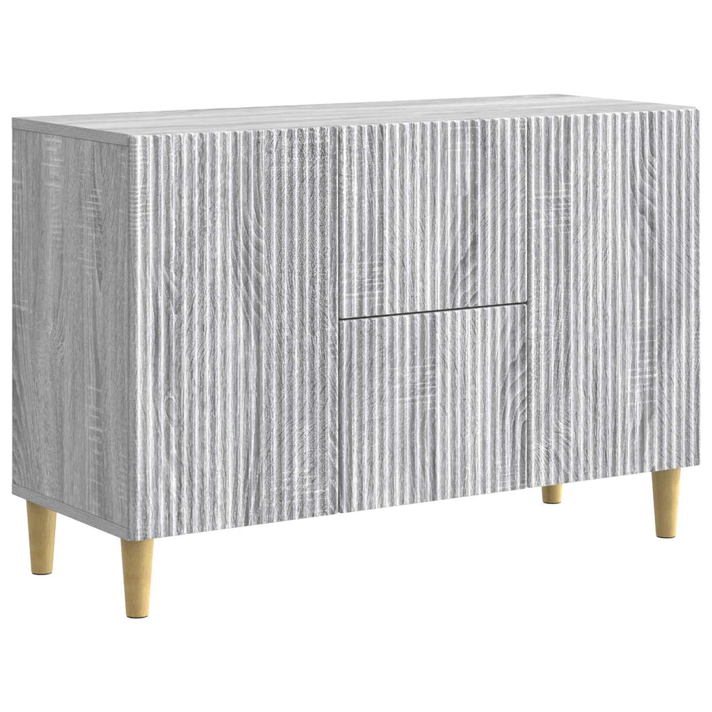 vidaXL Bufet Szary Sonoma 89 x 34,5 x 60 cm Drewno inżynieryjne