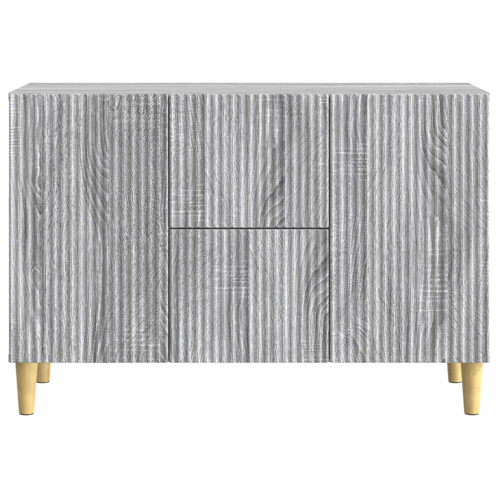 vidaXL Bufet Szary Sonoma 89 x 34,5 x 60 cm Drewno inżynieryjne