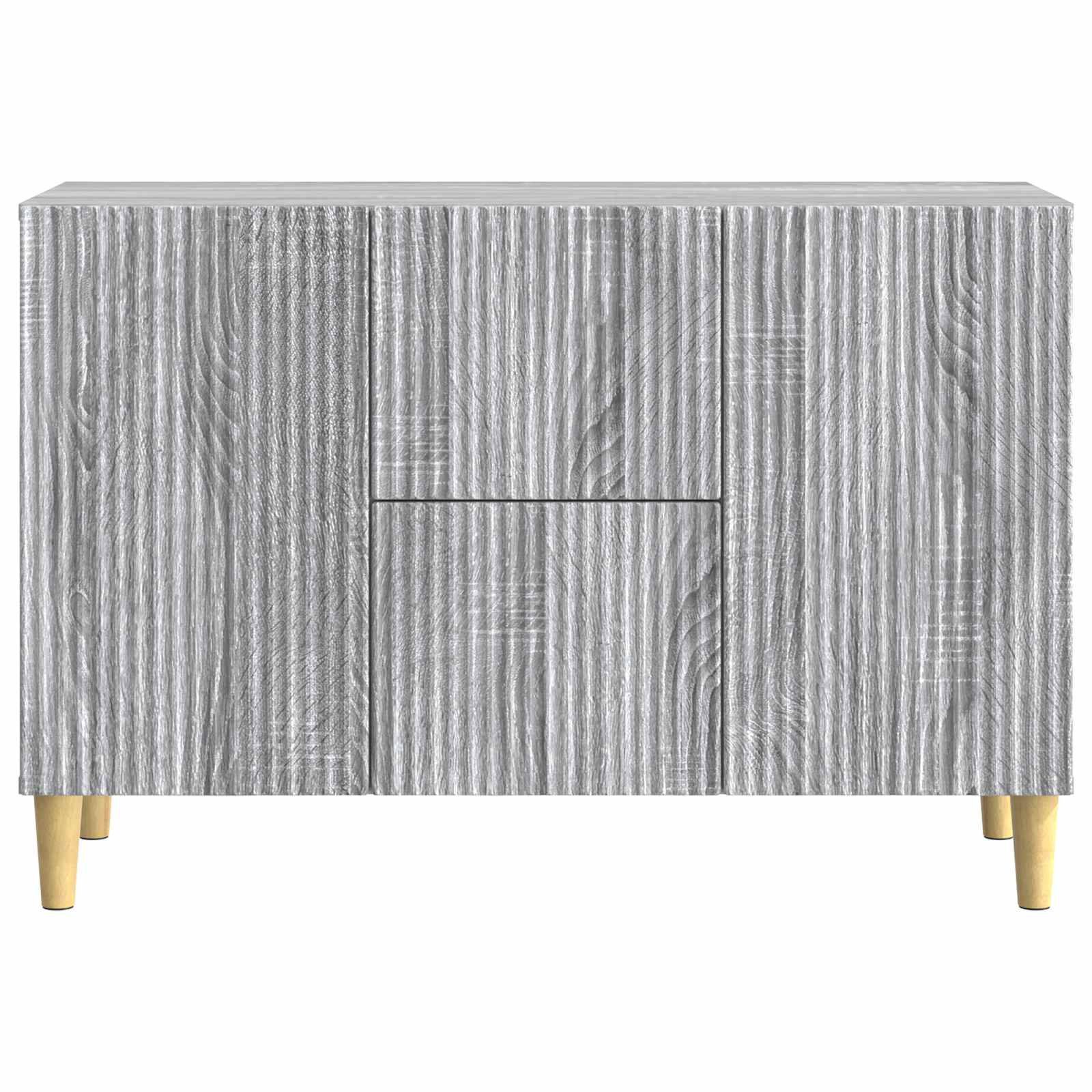 vidaXL Bufet Szary Sonoma 89 x 34,5 x 60 cm Drewno inżynieryjne