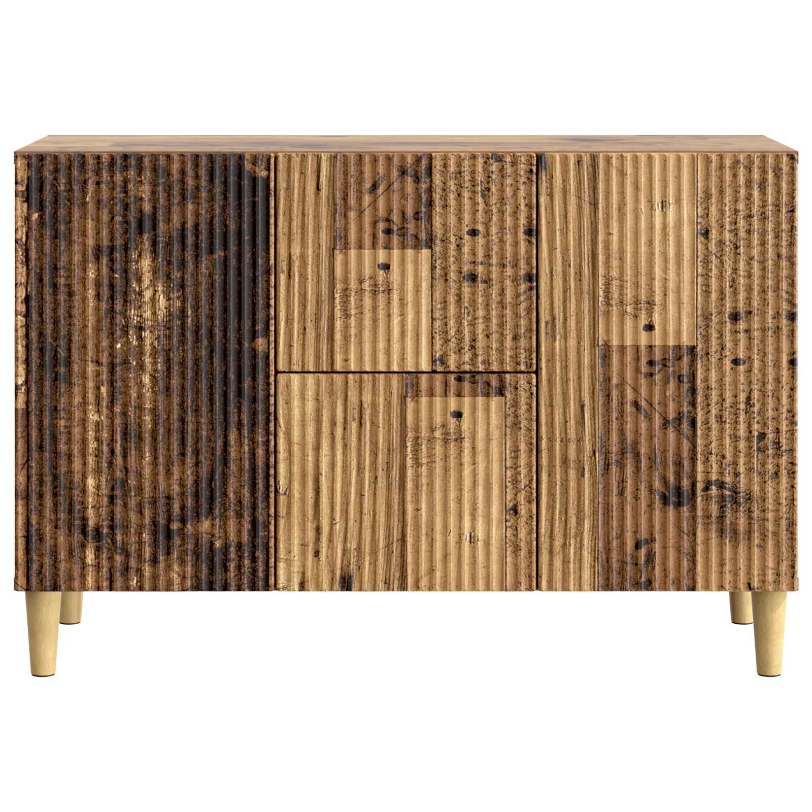 vidaXL Bufet Stare drewno 89 x 34,5 x 60 cm Drewno inżynieryjne