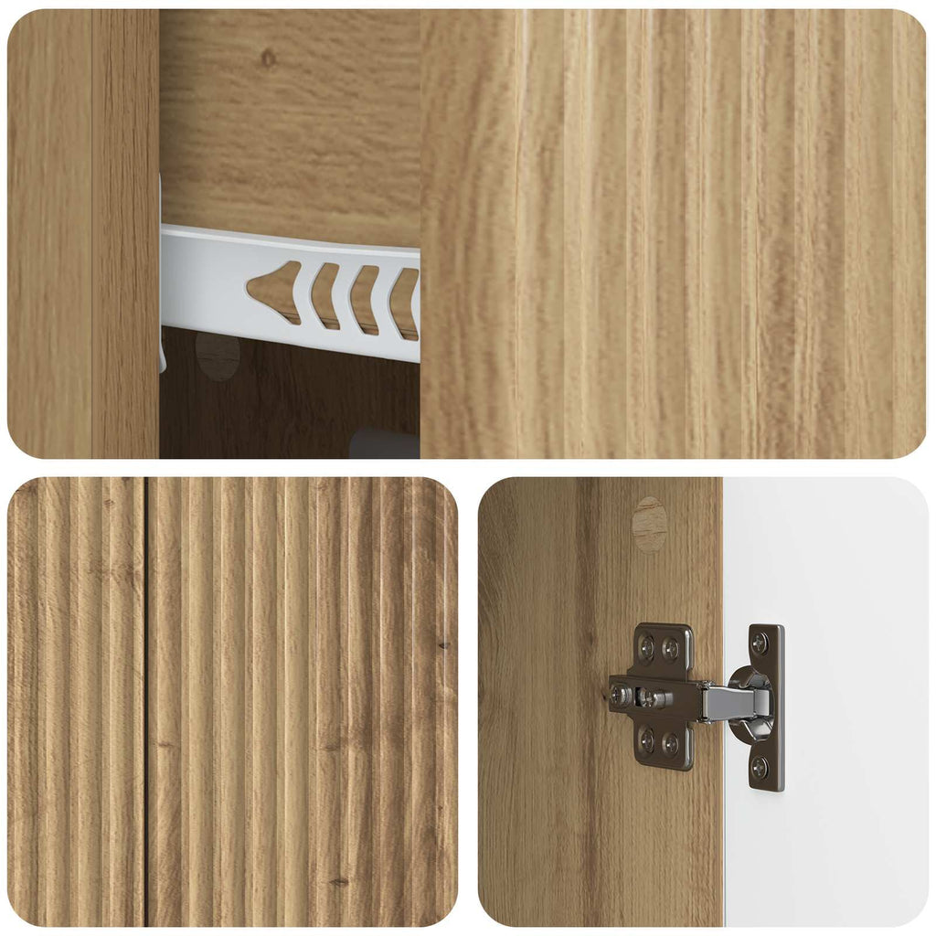 vidaXL Bufet Dąb artisan 89 x 34,5 x 60 cm Drewno inżynieryjne