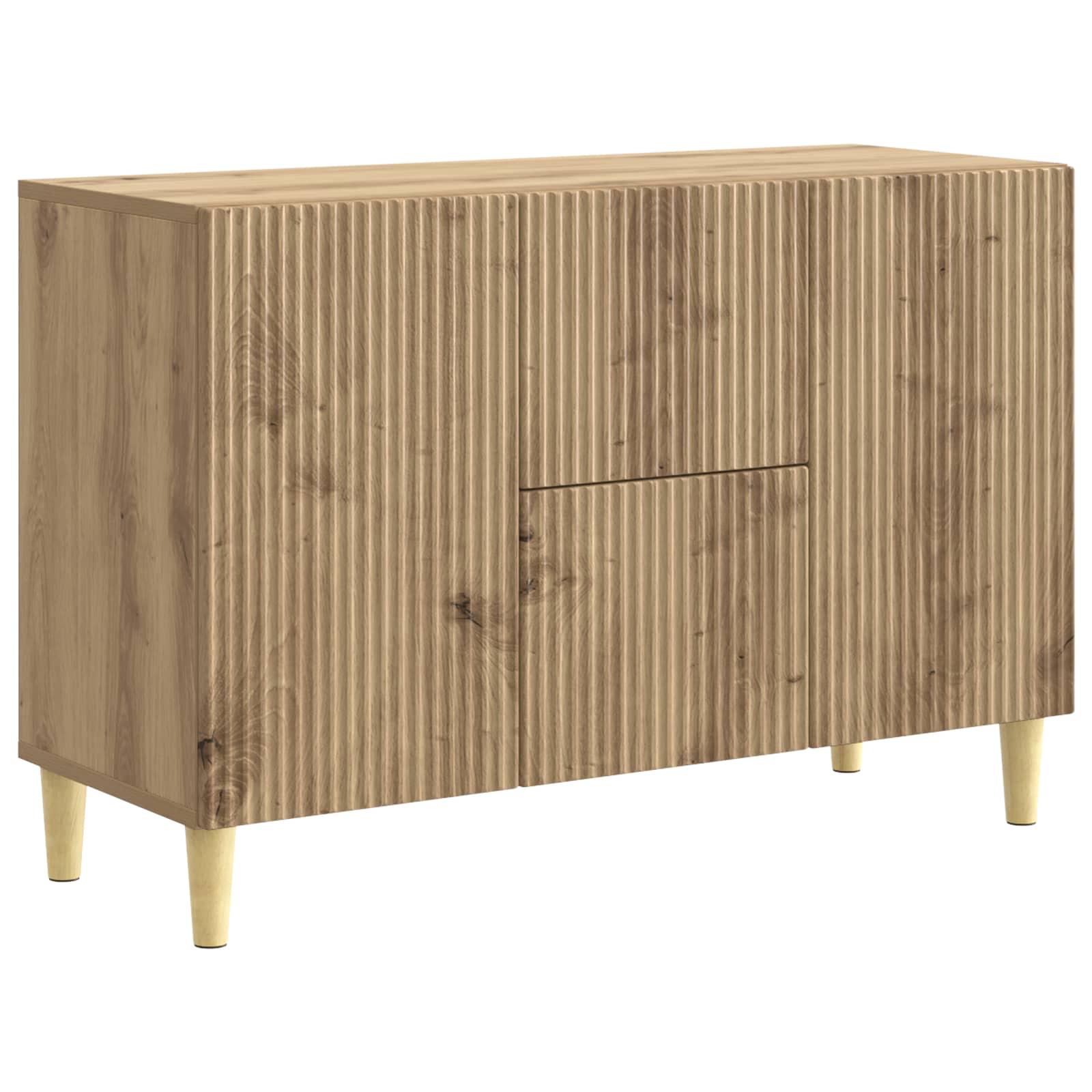 vidaXL Bufet Dąb artisan 89 x 34,5 x 60 cm Drewno inżynieryjne