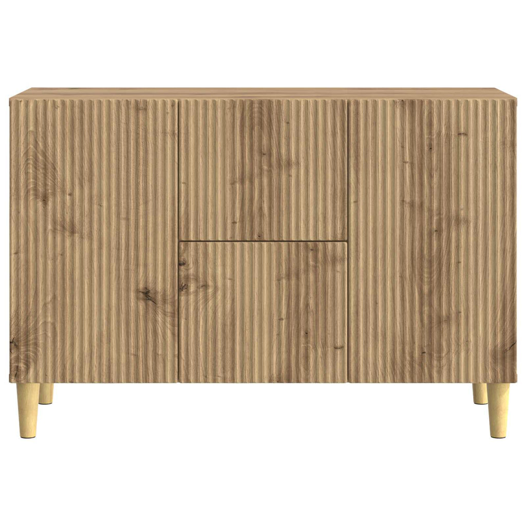 vidaXL Bufet Dąb artisan 89 x 34,5 x 60 cm Drewno inżynieryjne