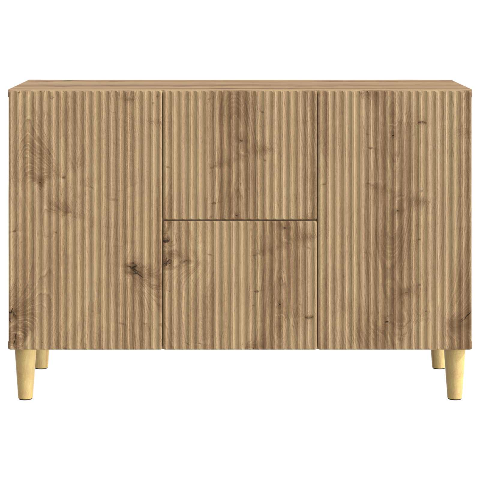 vidaXL Bufet Dąb artisan 89 x 34,5 x 60 cm Drewno inżynieryjne