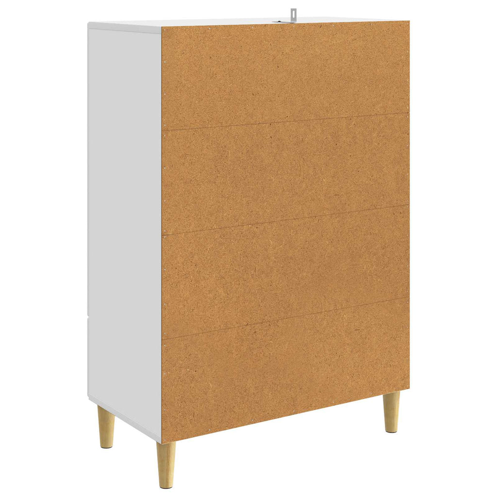 vidaXL Bufet Biały 66 x 34,5 x 95 cm Drewno inżynieryjne