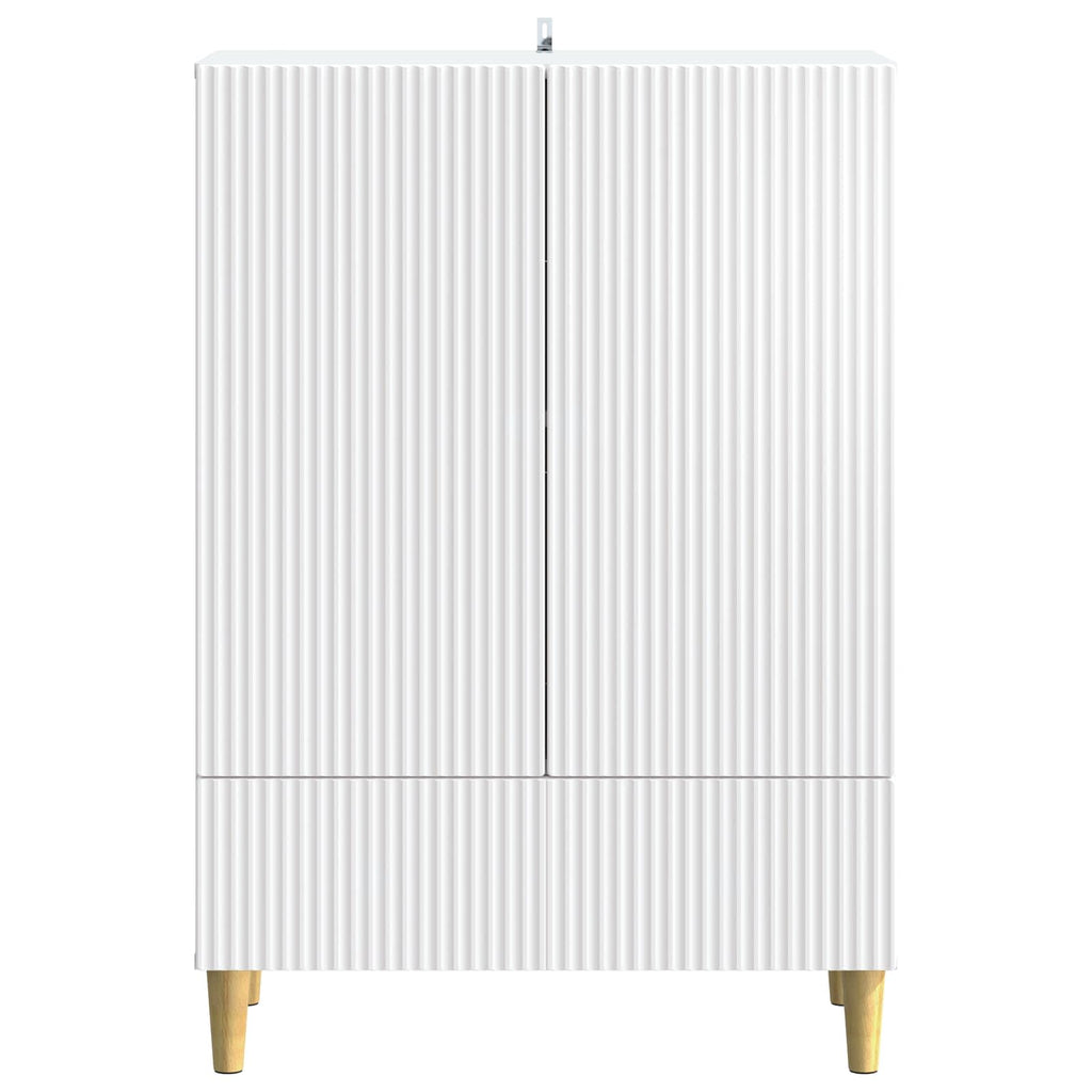 vidaXL Bufet Biały 66 x 34,5 x 95 cm Drewno inżynieryjne
