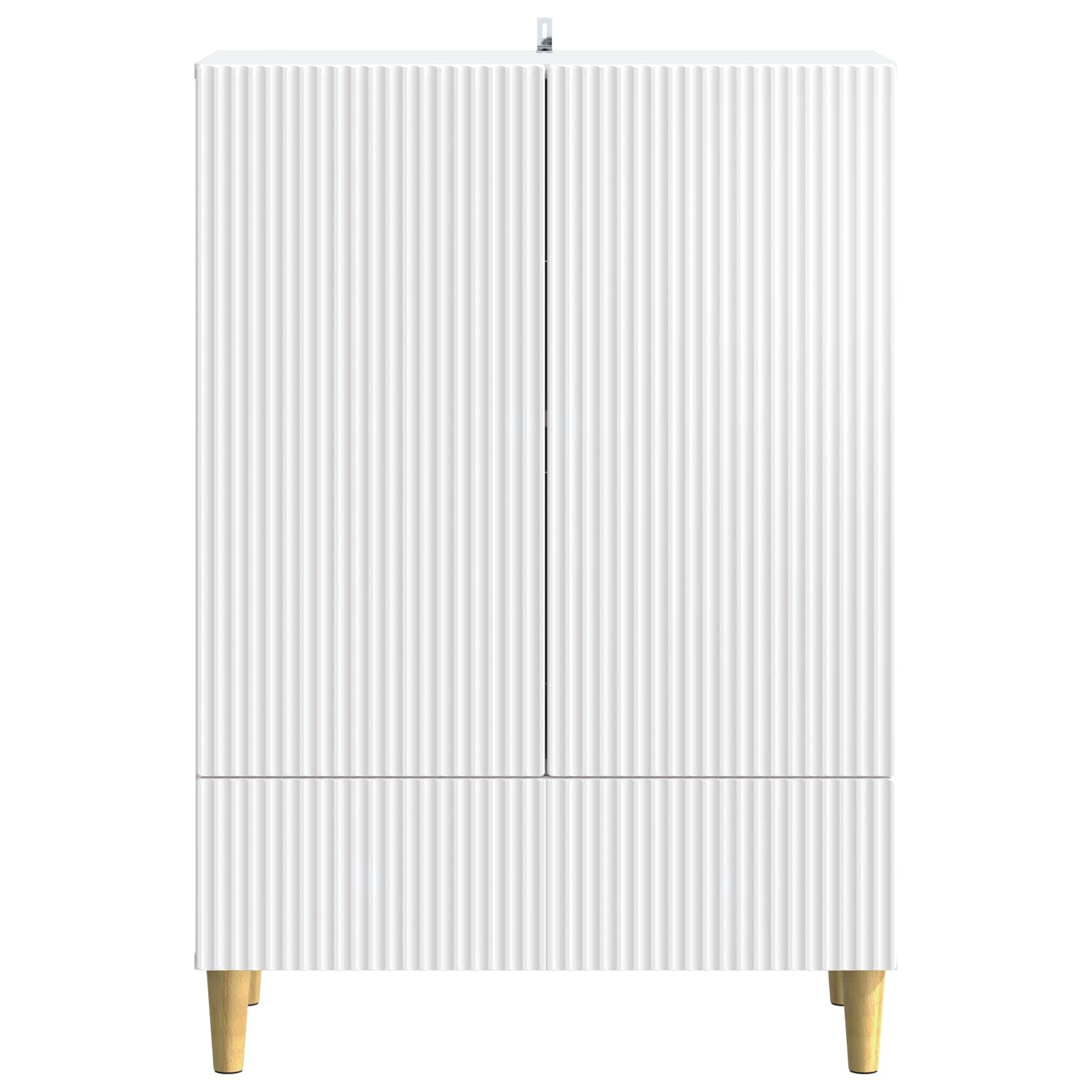 vidaXL Bufet Biały 66 x 34,5 x 95 cm Drewno inżynieryjne