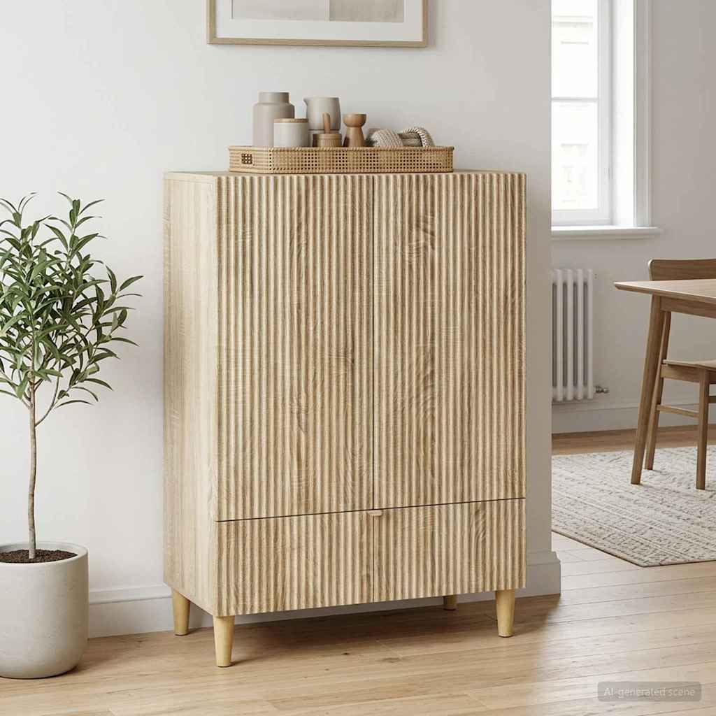 vidaXL Bufet dąb Sonoma 66 x 34,5 x 95 cm Drewno inżynieryjne