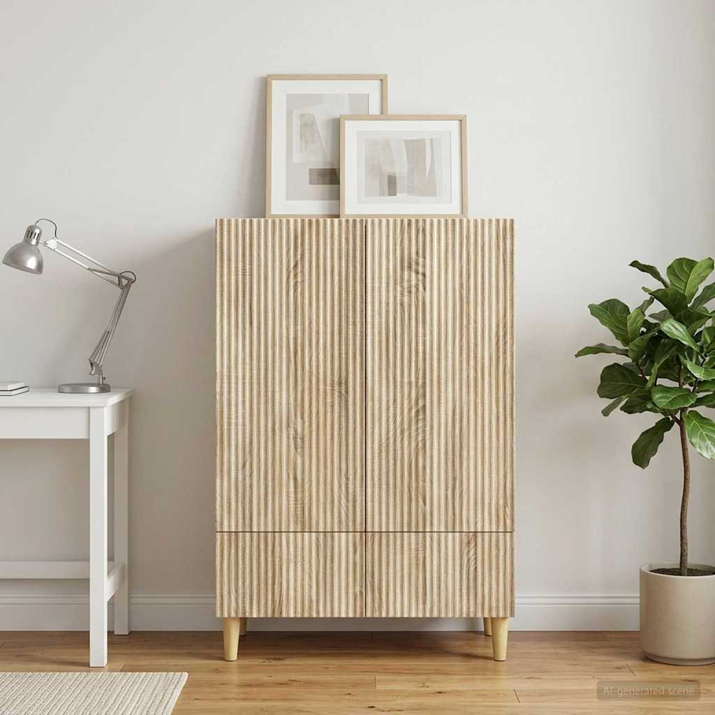 vidaXL Bufet dąb Sonoma 66 x 34,5 x 95 cm Drewno inżynieryjne
