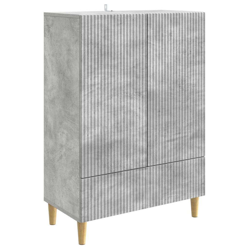 vidaXL Bufet Betonowy szary 66 x 34,5 x 95 cm Drewno inżynieryjne