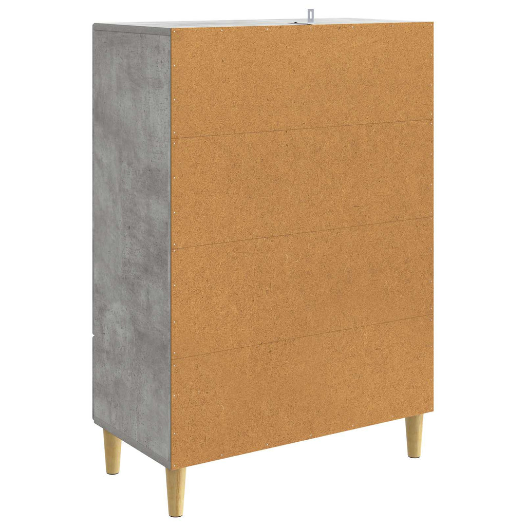 vidaXL Bufet Betonowy szary 66 x 34,5 x 95 cm Drewno inżynieryjne
