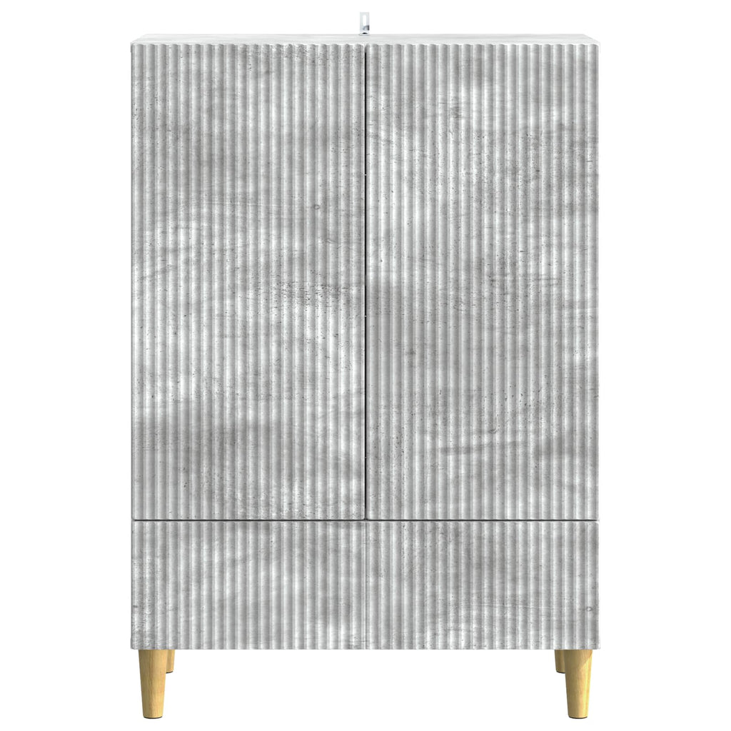 vidaXL Bufet Betonowy szary 66 x 34,5 x 95 cm Drewno inżynieryjne
