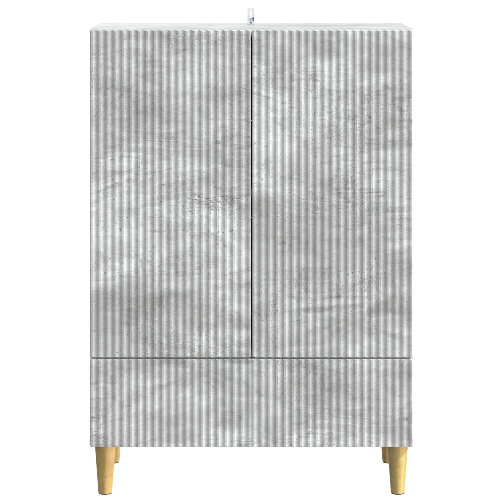 vidaXL Bufet Betonowy szary 66 x 34,5 x 95 cm Drewno inżynieryjne