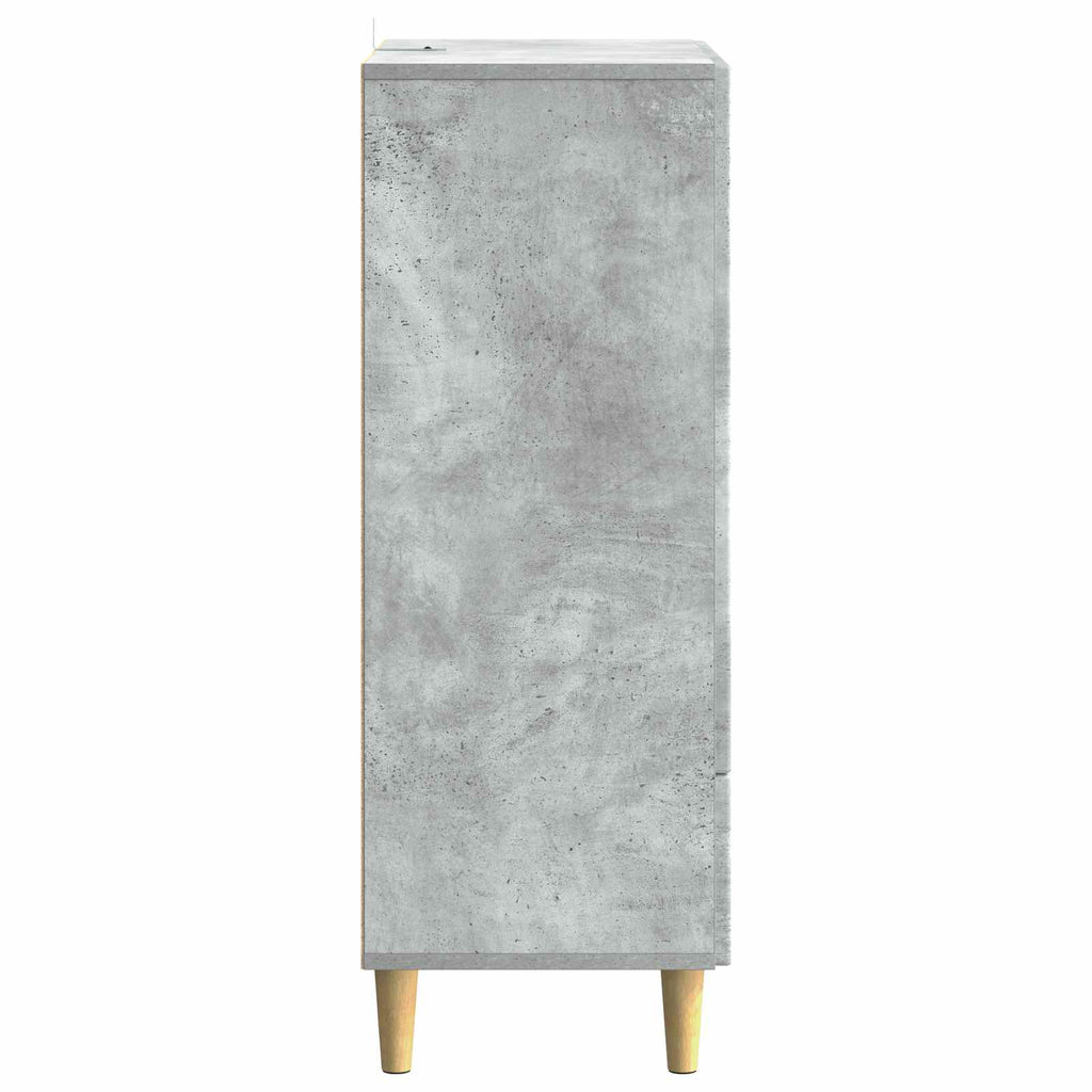 vidaXL Bufet Betonowy szary 66 x 34,5 x 95 cm Drewno inżynieryjne