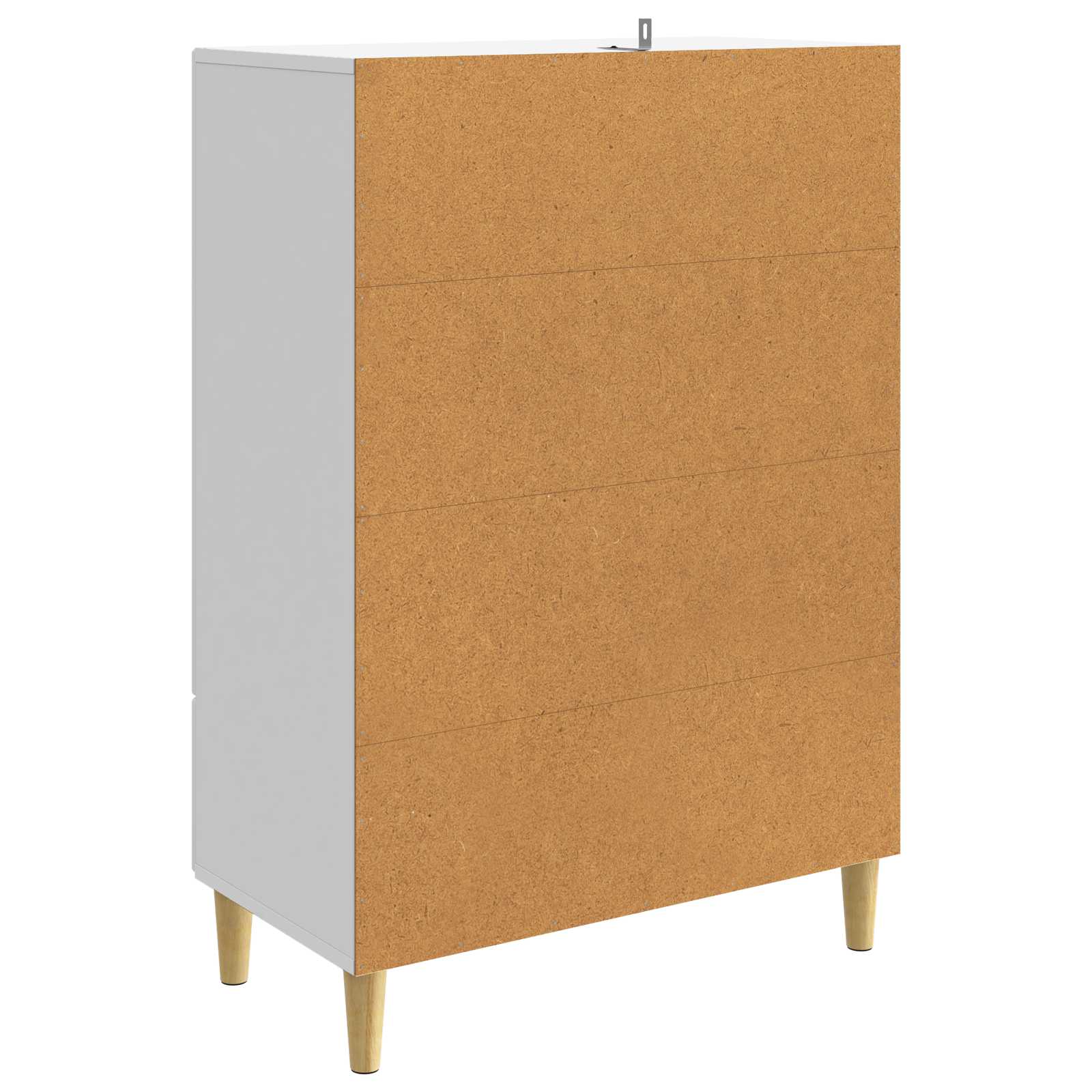 vidaXL Bufet Biały wysoki połysk 66 x 34,5 x 95 cm Drewno inżynieryjne